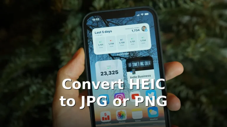 How to Convert HEIC to JPG or PNG (iPhone Photos, Free)